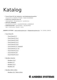 Katalog Anders Systems