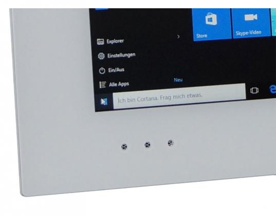 Neue Glasfront für unsere Touch- Panels